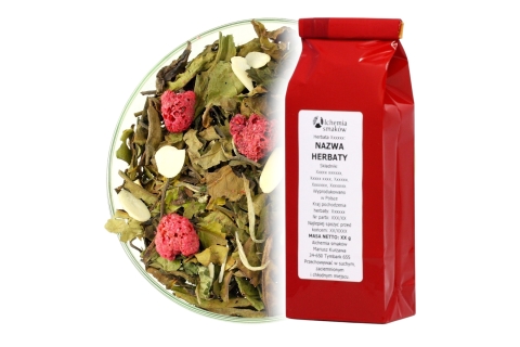 Herbata Biała PAI MU TAN MIGDAŁ MALINA (OT) (25g) Wyjątkowe Połączenie Aromatu